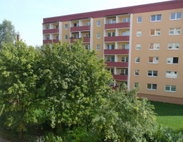 Großzügiges Wohnzimmer mit Balkon!