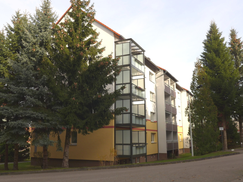 Südbalkon am Wohnzimmer!